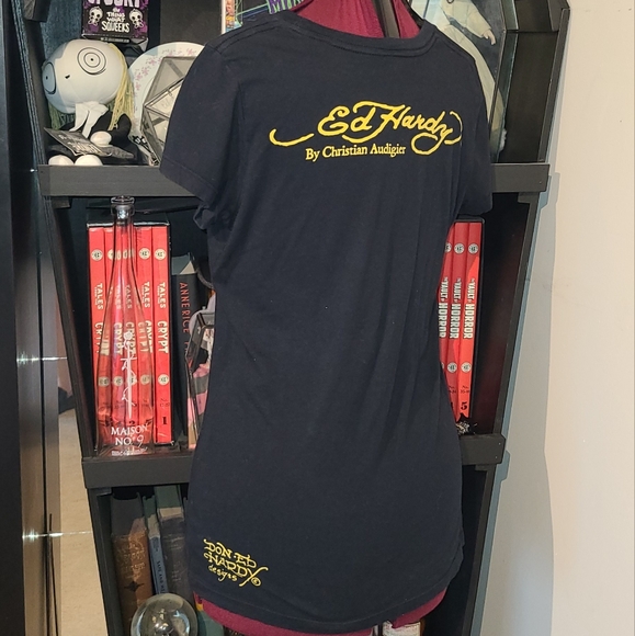 Y2k Ed Hardy by Christian Audigier T-shirt - Picture 3 of 9